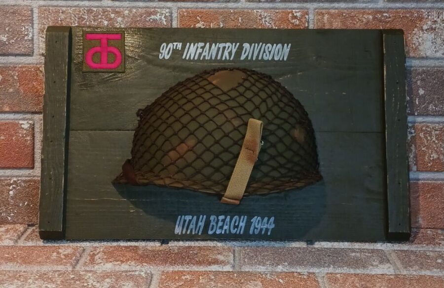 Panneau Demi Casque "90TH INFANTRY DIVISION"